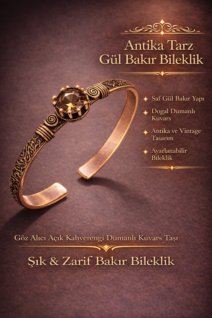 Günlük bakır bileklik kullanımı
