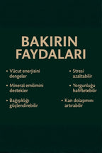 Doğal Aventurin Taşlı El Yapımı Kadın Bakır Bileklik