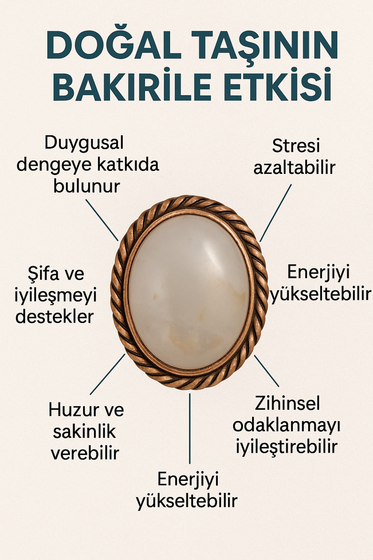 Doğal Kırmızı Akik Taşlı El Yapımı Kadın Bakır Bileklik