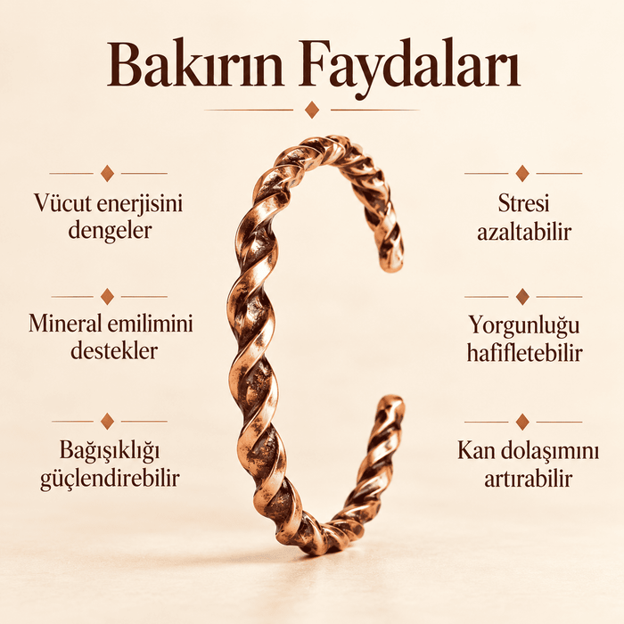 Sabah bakır bileklik takma alışkanlığı