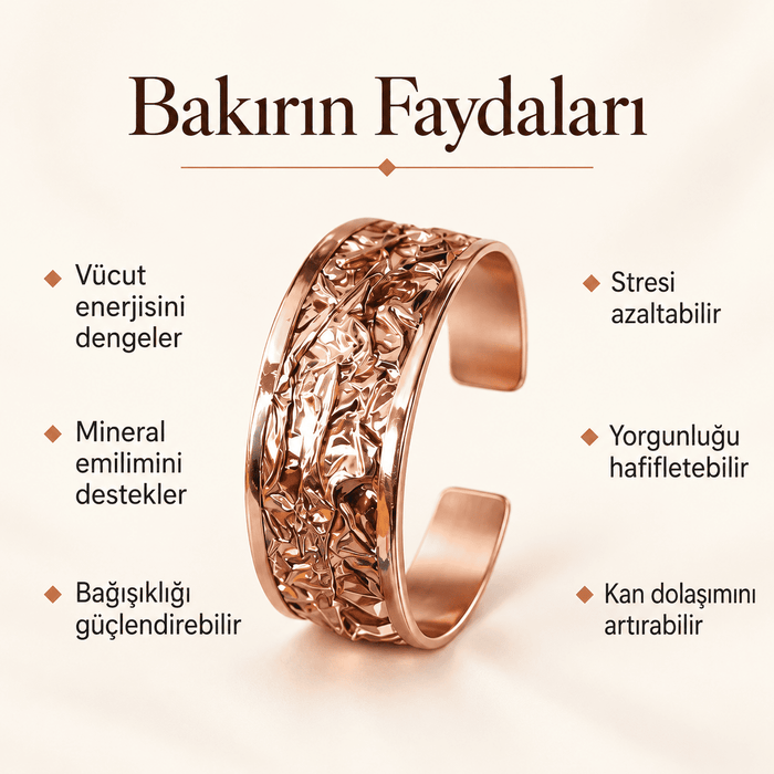 Sabah bakır bileklik takma alışkanlığı