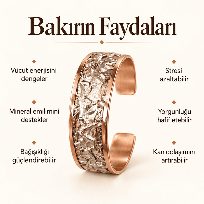 Sabah bakır bileklik takma alışkanlığı