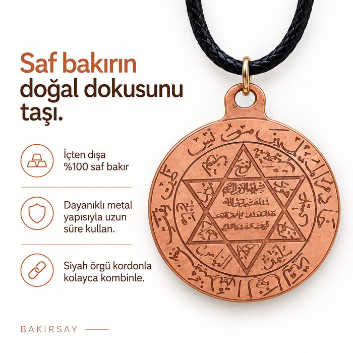 Gün boyu kullanılabilen bakır bileklik