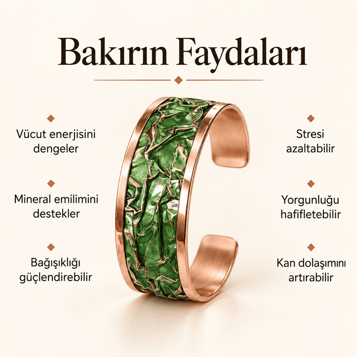 Sabah bakır bileklik takma alışkanlığı