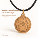 Ashabı Kehf İsimleri Saf Bakır Kolye