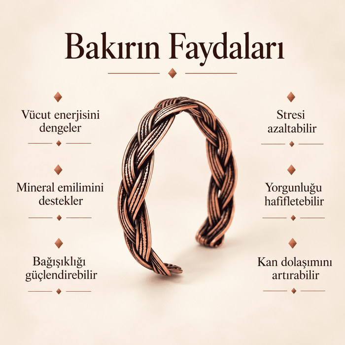 Sabah bakır bileklik takma alışkanlığı
